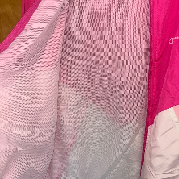 Champions Windbreaker Pink Girls Size XL - Picture 6 of 7
